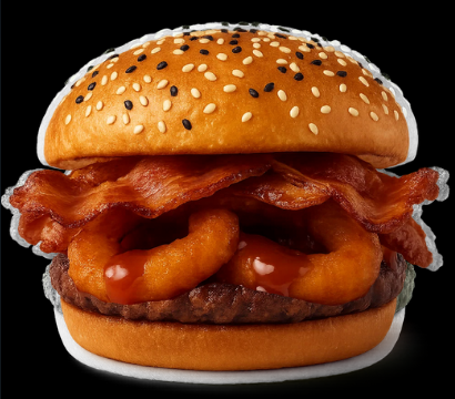 hamburguesa Carne con tocino